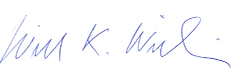 Signature of Will Wilkins