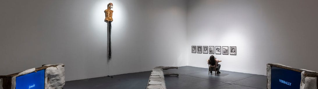 Installation view of Catalina Ouyangs exhibition The Siren