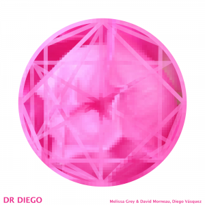 Dr Diego album cover. A pink rose.