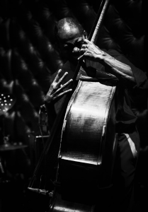 A man playing the cello.