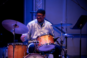 A man playing the drums 