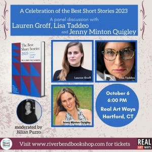 An infographic of authors for an event.